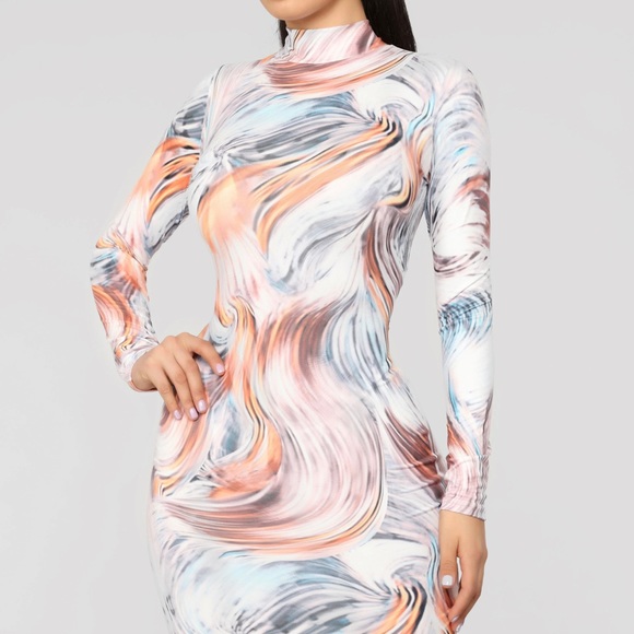 FN Stormy Weather Mini Dress - Picture 1 of 6